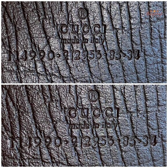 Authentic Gucci Brown GG Plus Monogram Canvas Silver Square Buckle Belt 85/34 - Picture 7 of 13